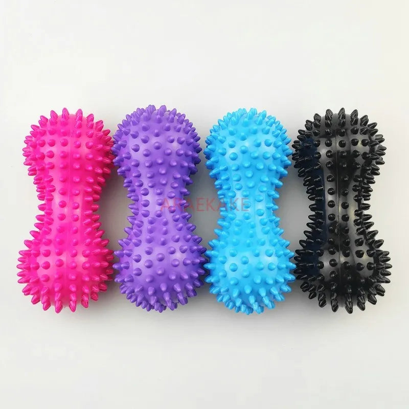 1PCS Peanut Shape Massage Yoga Sport Fitness Fascia Ball Durable Stress Relief Body Hand Foot Massager