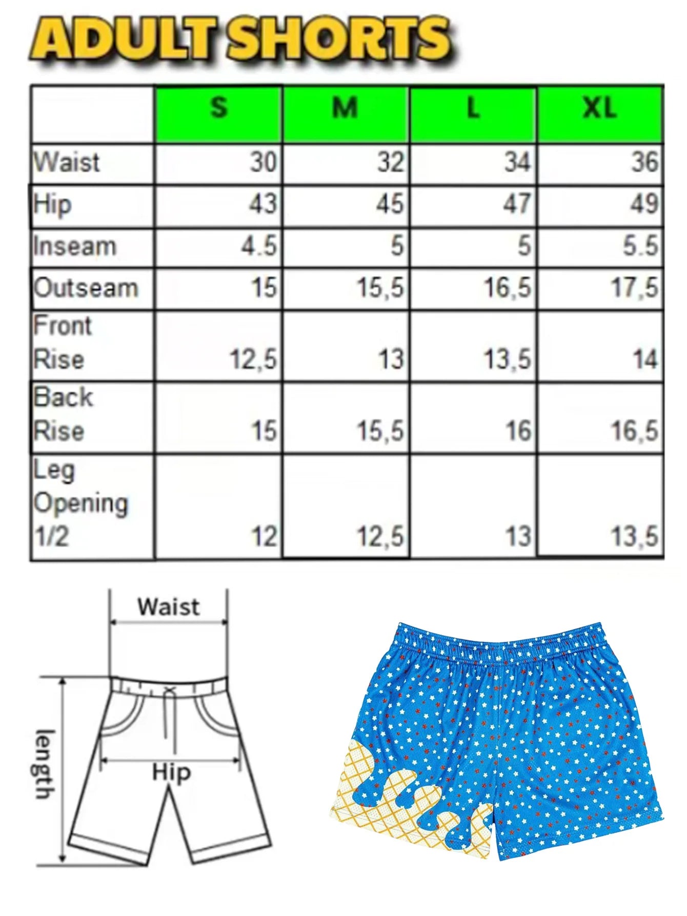 Men Ice Cream Printing Shorts Inseam Mesh Graphic Shorts Casual Workout Cool Shorts Gym Basketball Running Short
