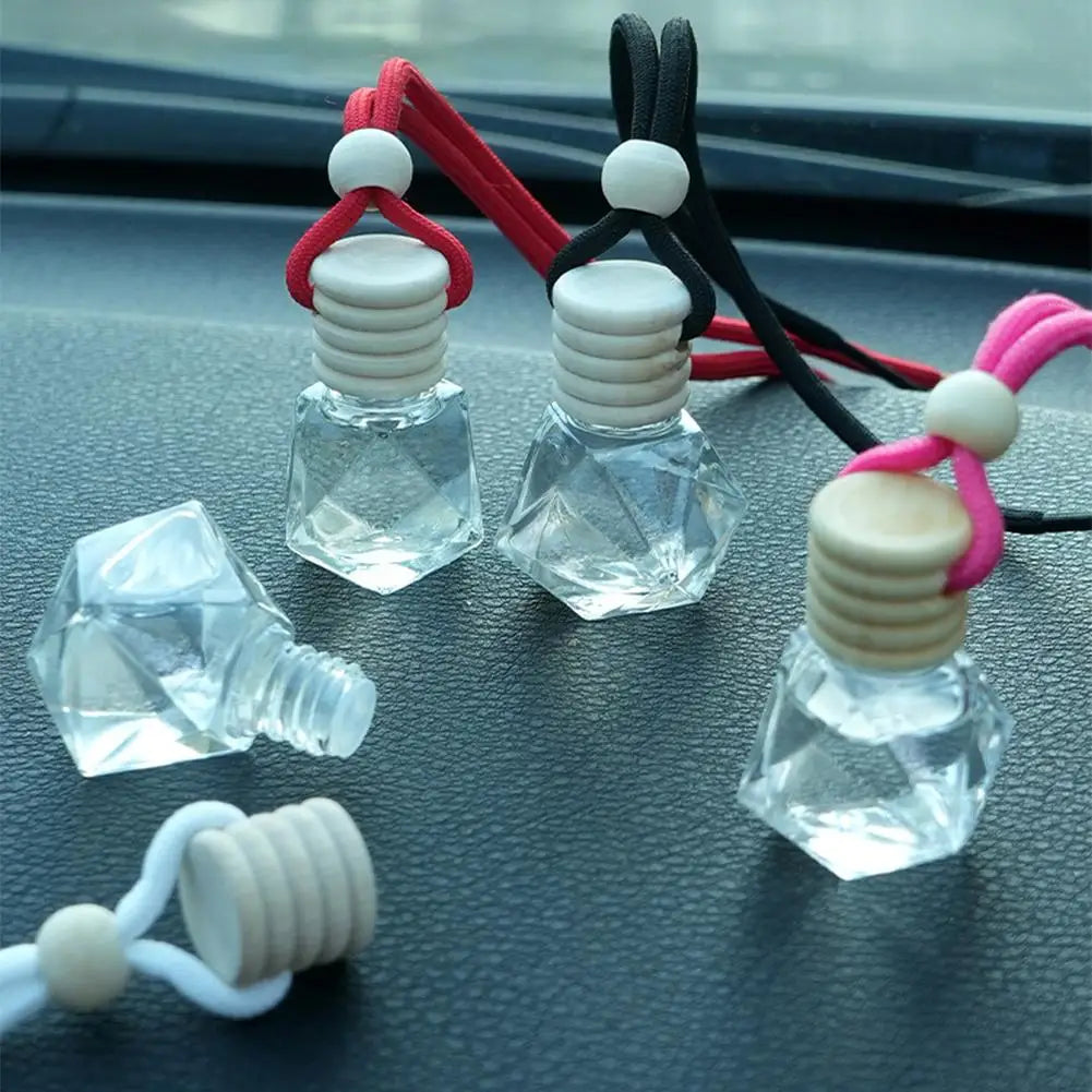 Car Fragrance Air Freshener Long Lasting Rearview Mirror Hanging Perfume For Home Office Bathroom Bedroom Interior Odor Removal