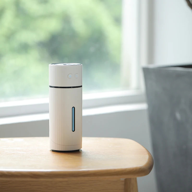 260ML Wireless Air Humidifier USB Aromatherapy Diffuser 1000mAh Rechargeable Battery Ultrasonic Cool Mist Maker Quiet Fogger