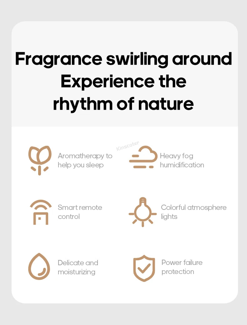 Wood Grain Aromatherapy Diffuser USB Humidifier Desktop Air Purifier Aroma Cool Mist Difusor/Essential Oil Set