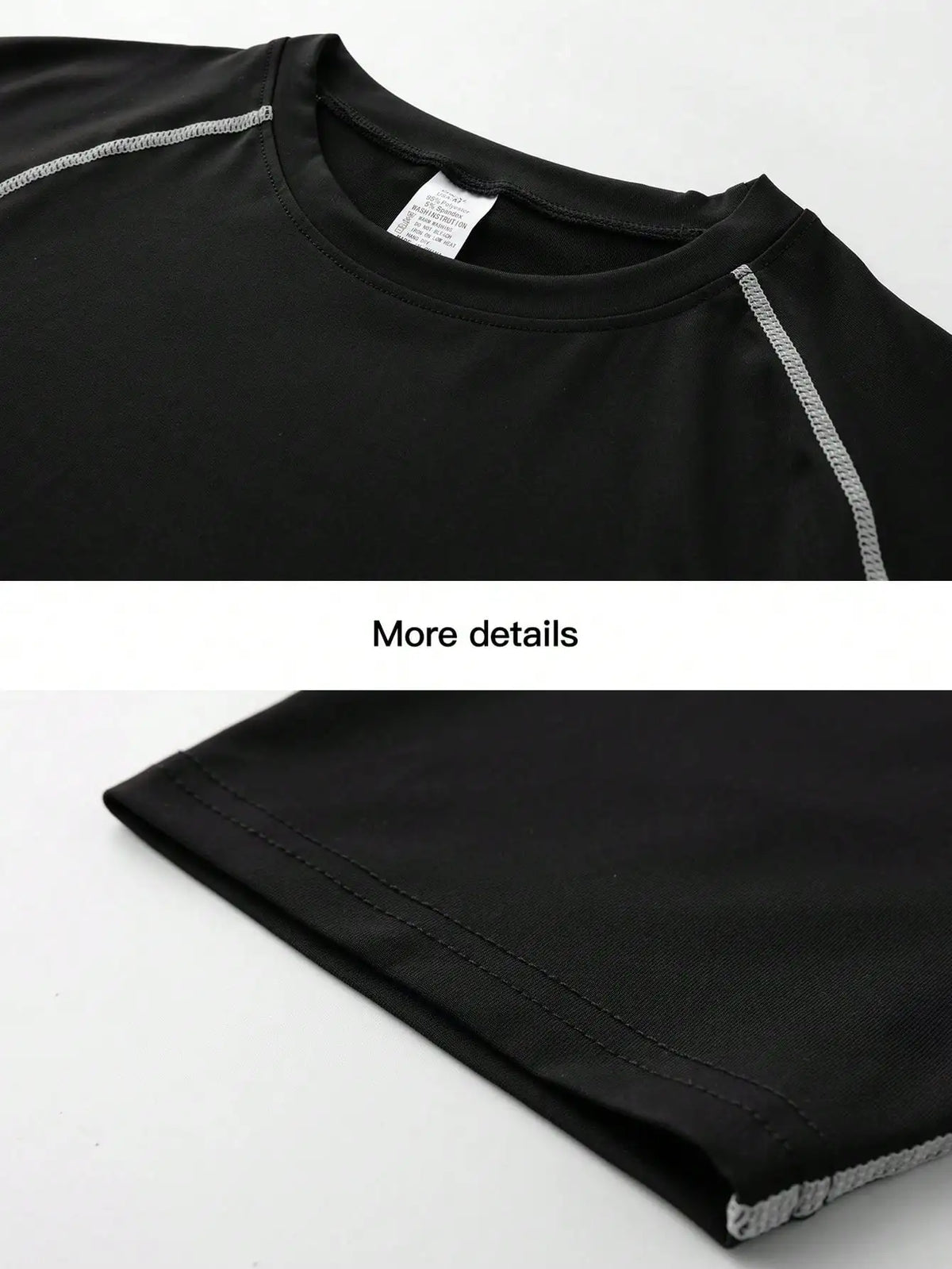 2 Pcs Men Compression Sport T Shirt Short Sleeve Training Fitness Top Tee Man Quick Dry Running Sport T Shirts