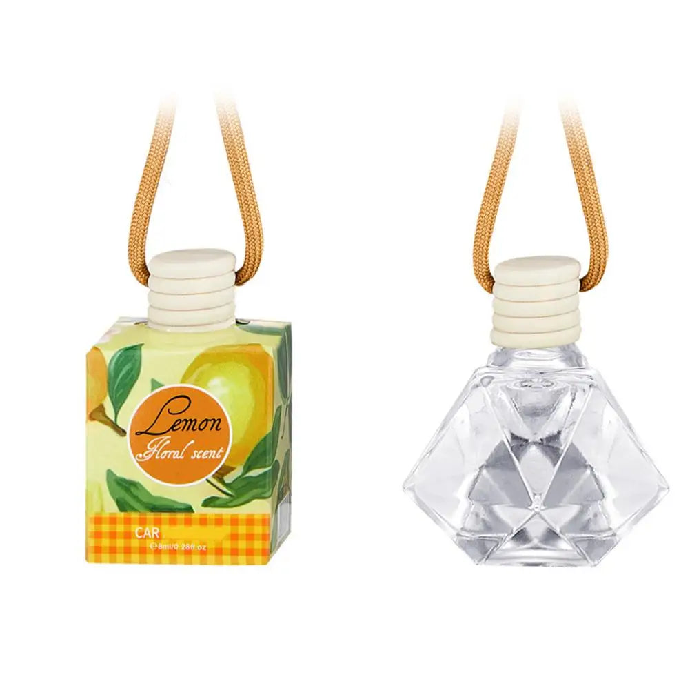 Car Fragrance Air Freshener Long Lasting Rearview Mirror Hanging Perfume For Home Office Bathroom Bedroom Interior Odor Removal