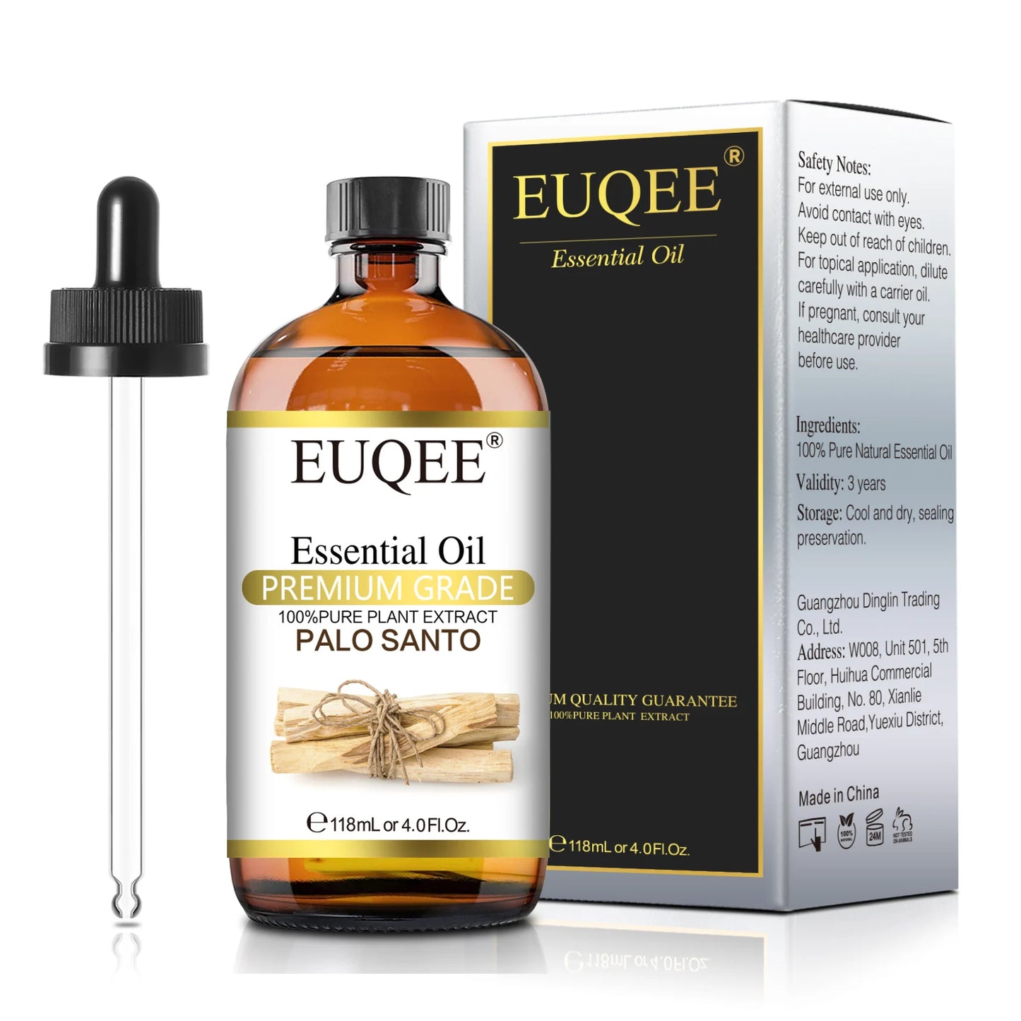 EUQEE 118ML Large Bottle Essential Oil For Humidifier Neroli Helichrysum Eucalyptus Jasmine Aroma Oil,DIY Soap,Massage,Fresh Air