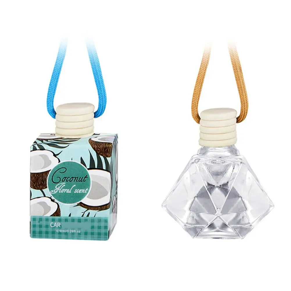 Car Fragrance Air Freshener Long Lasting Rearview Mirror Hanging Perfume For Home Office Bathroom Bedroom Interior Odor Removal