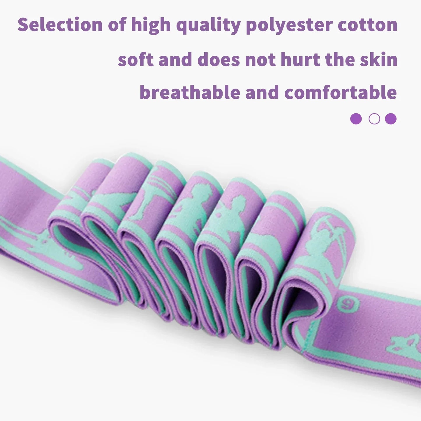 Multi-Section Elastic Yoga Resistance Bands Adult Child Dance Training Gym  Pilates Exercise Pull Strap Belt Fitness Sport