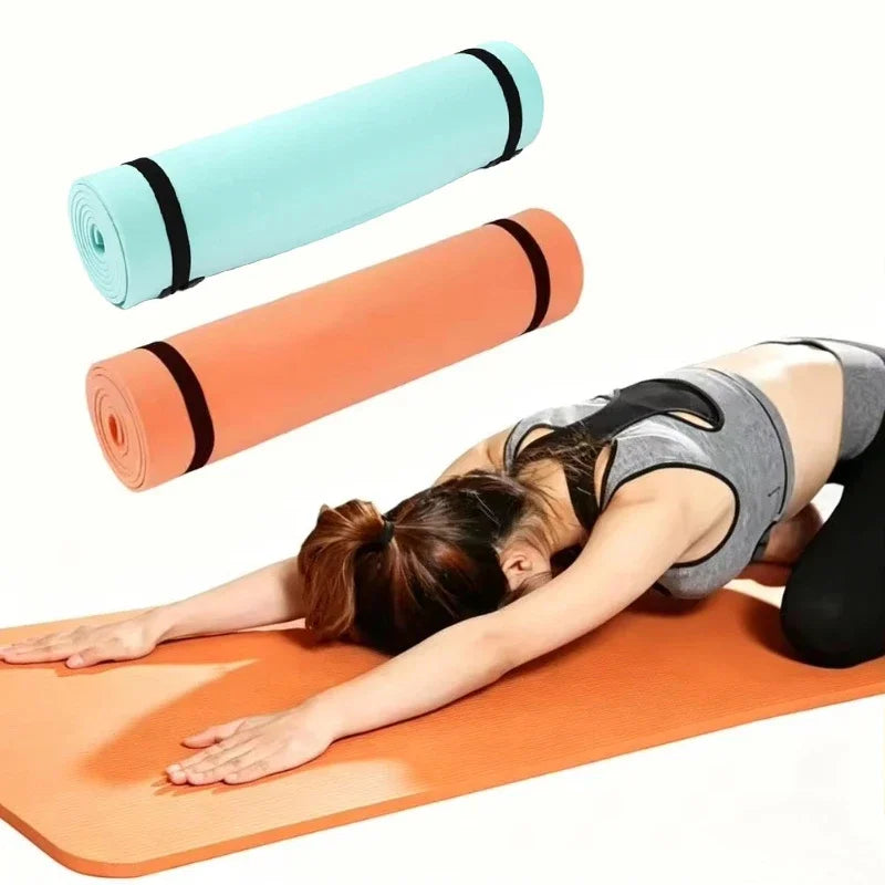 Hot Sale Yoga Mat Pilates Fitness Non‑Slip Cushion Travel Exercise Pad For Women Home Gym Floor Workout Training 180*50*0.6cm