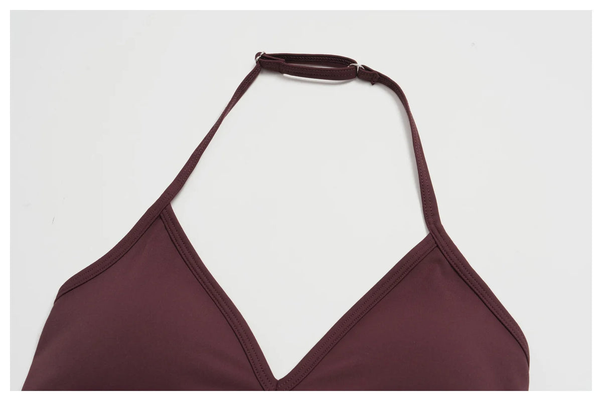 Sporty Woman Top New Brushed Yoga Wear For Women Halter Neck Bra Shockproof Quick-dry Summer Women Underwear Gym Clothes Woman
