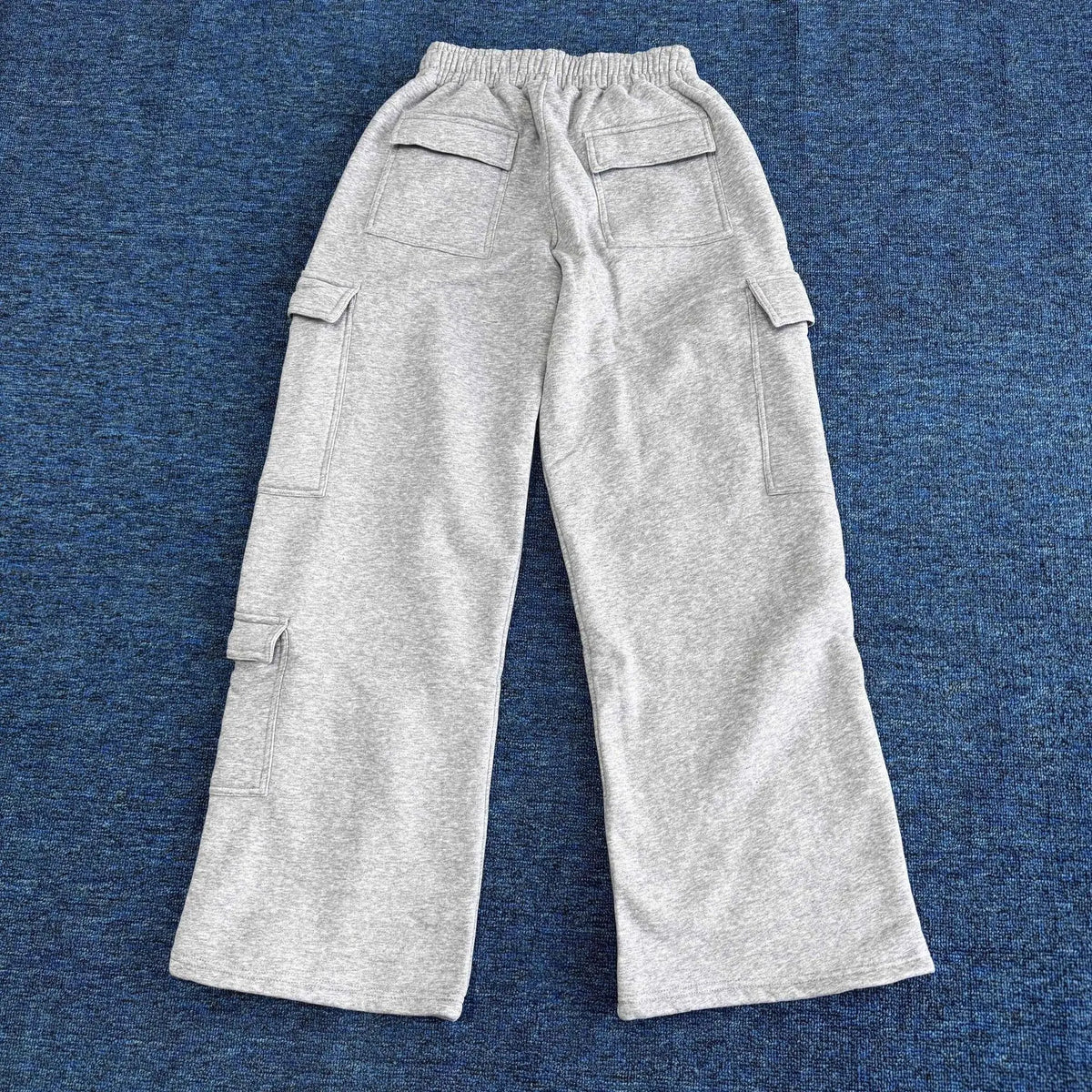2026 Women‘s Wide Leg Cargo Pants  Elastic Waistband with Large Pockets Casual Fitness Sportswear Y2k Long Pants