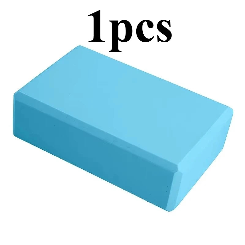 2/1PCS EVA Gym Blocks Foam Brick Training Exercise Fitness Equipment Dance Yoga Auxiliary Tool Stretching Body Shaping