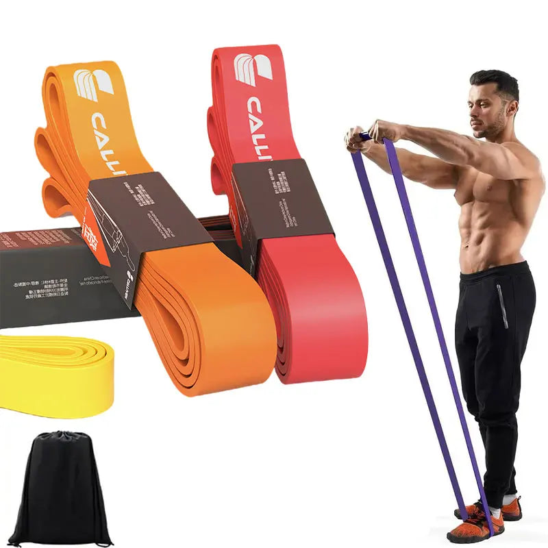 Resistance Elastic Band for Men's and Women's Strength Fitness Exercise Yoga Tension Band Pull Up Auxiliary Elastic Band Resista