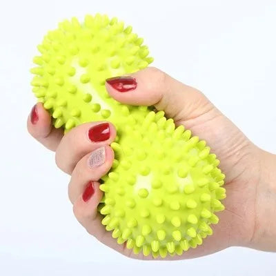 1PCS Peanut Shape Massage Yoga Sport Fitness Fascia Ball Durable Stress Relief Body Hand Foot Massager