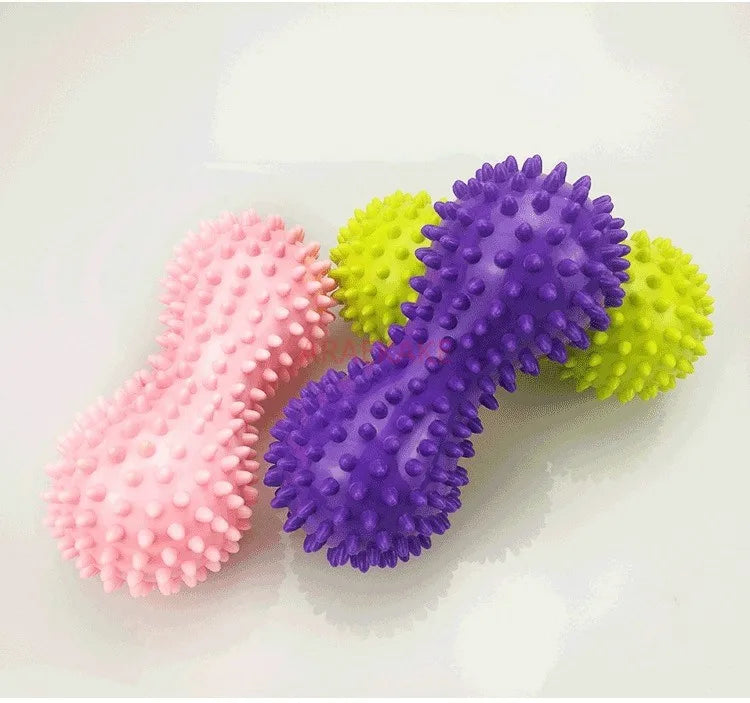1PCS Peanut Shape Massage Yoga Sport Fitness Fascia Ball Durable Stress Relief Body Hand Foot Massager